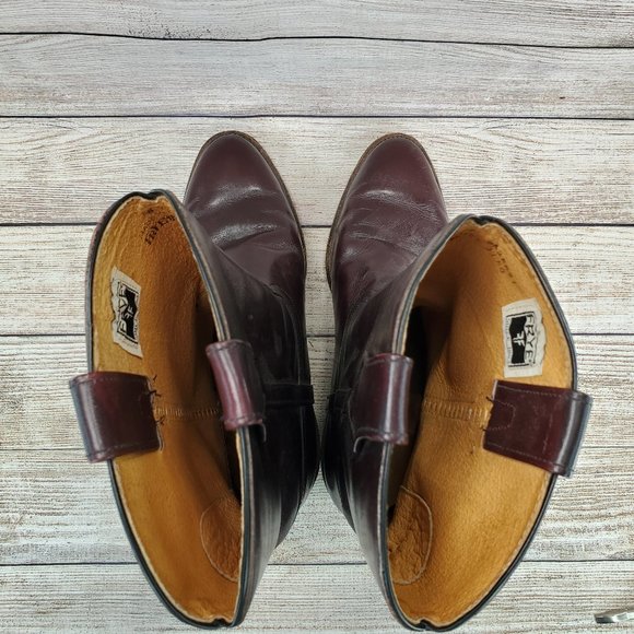 Frye Cowboy Boots Men's Size 8 Wide - Picture 6 of 7